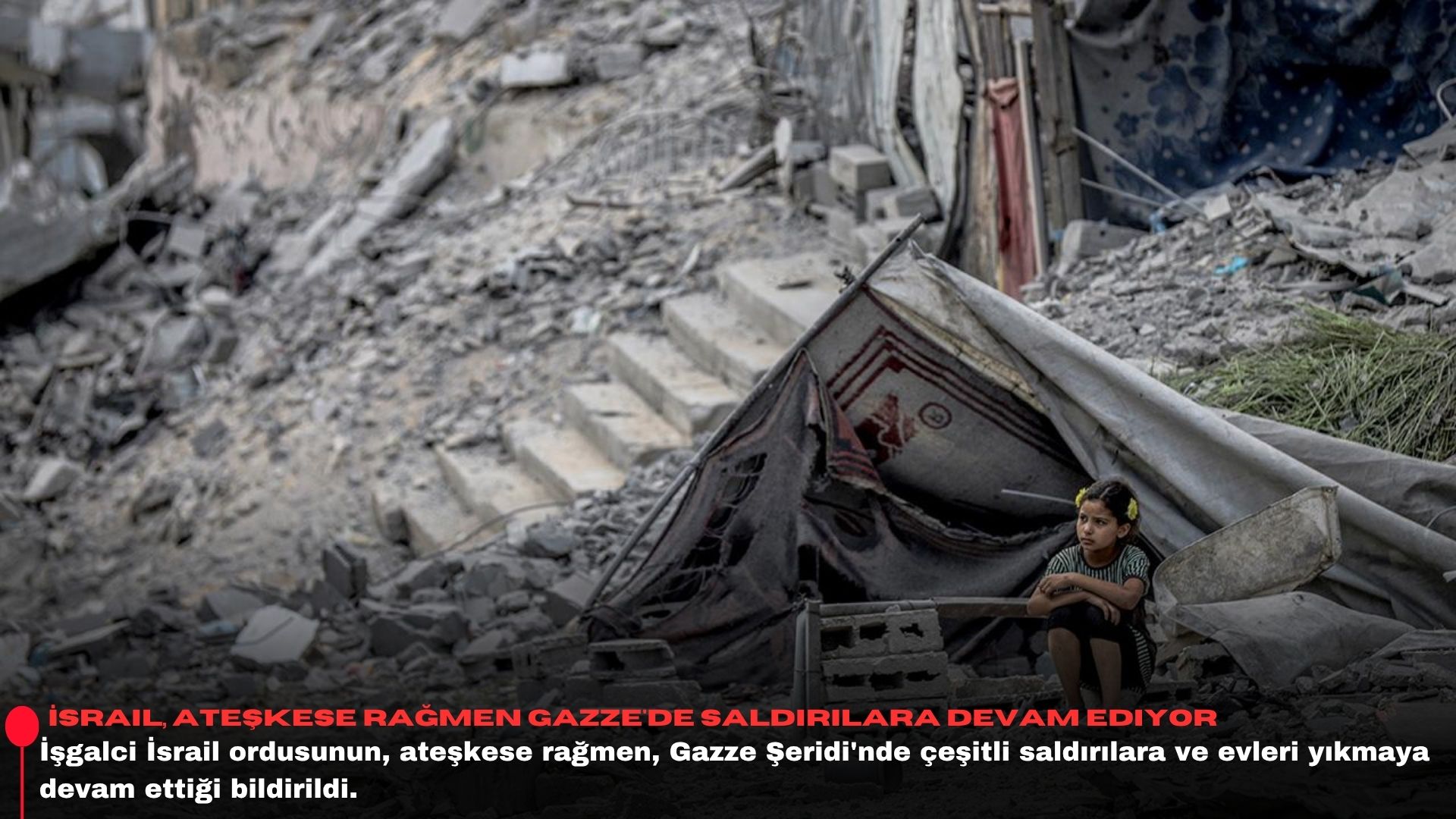 İsrail, ateşkese rağmen Gazze'de saldırılara devam ediyor