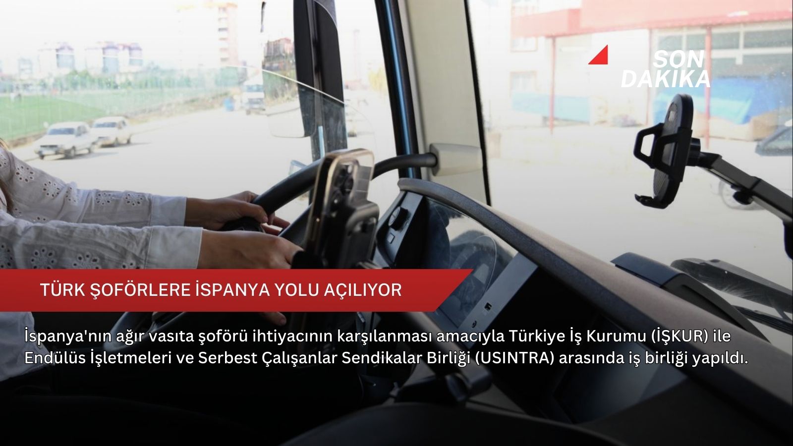 Türk şoförlere İspanya yolu açılıyor
