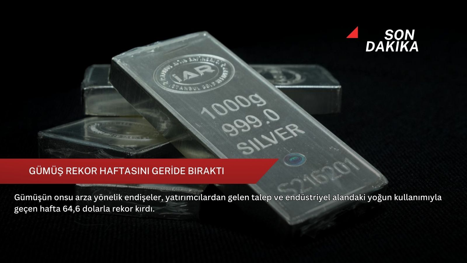 Gümüş rekor haftasını geride bıraktı