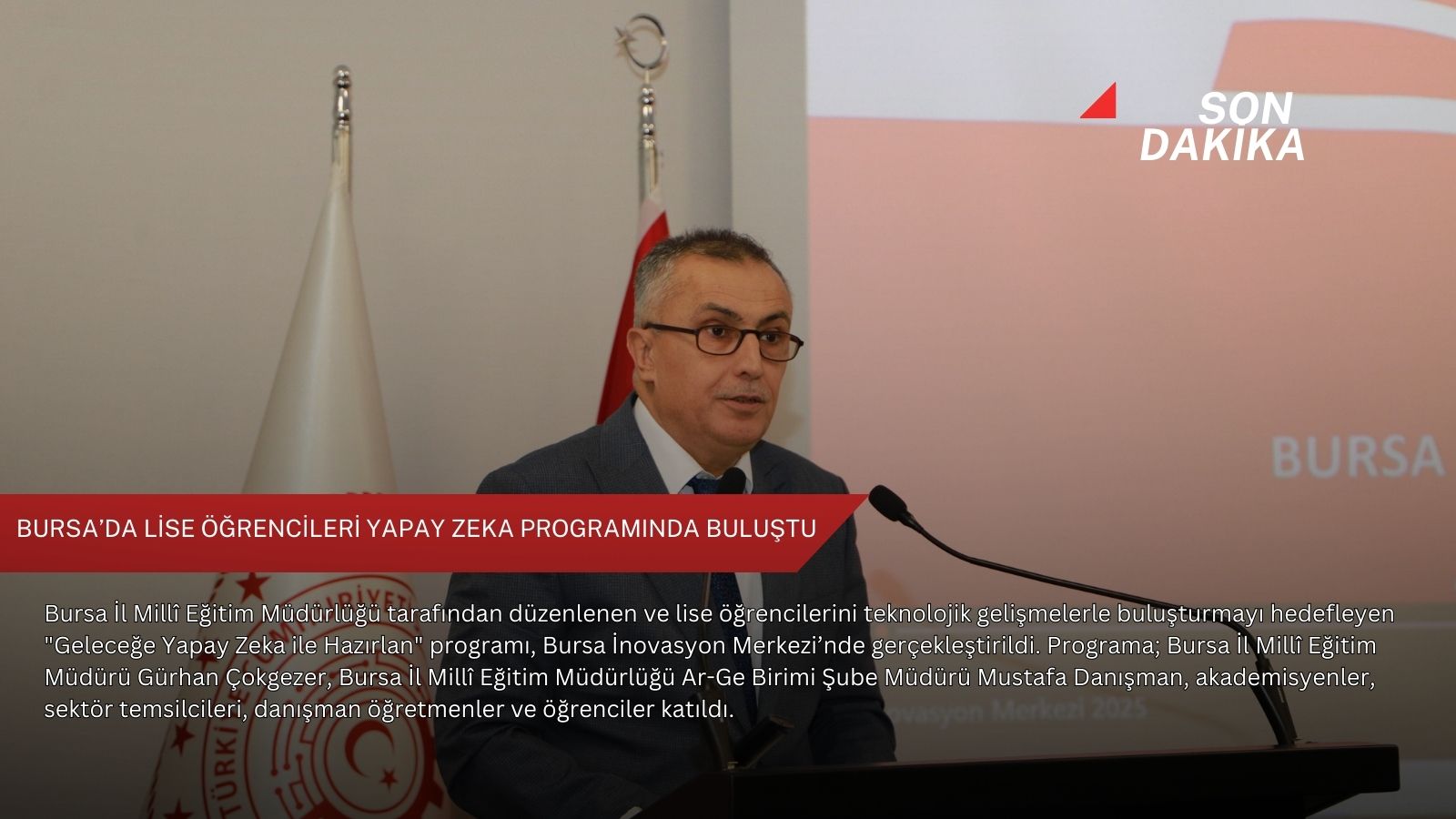 Bursa’da lise öğrencileri yapay zeka programında buluştu