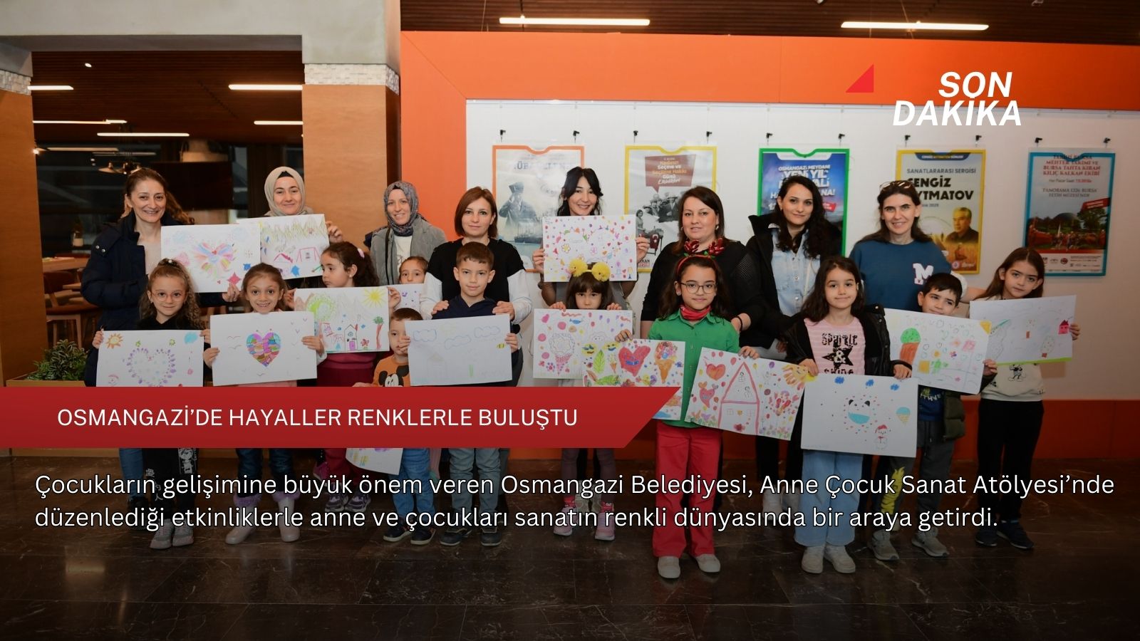 Osmangazi’de hayaller renklerle buluştu