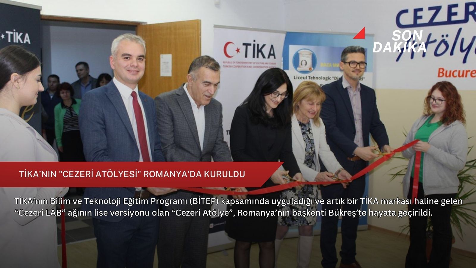 TİKA’nın "Cezeri Atölyesi" Romanya’da kuruldu