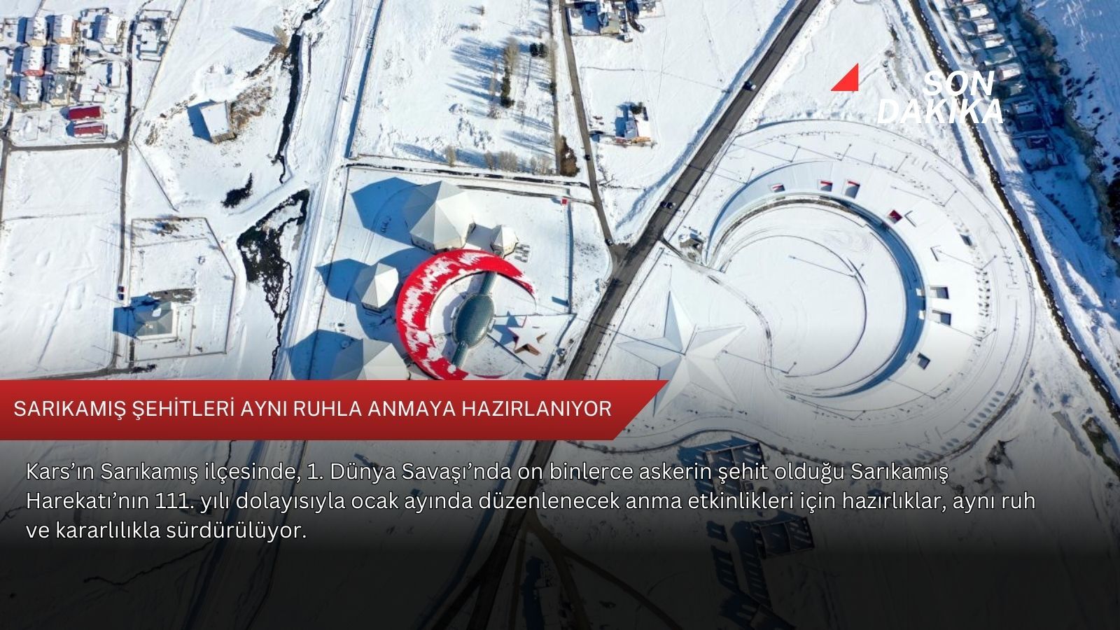 Sarıkamış şehitleri aynı ruhla anmaya hazırlanıyor