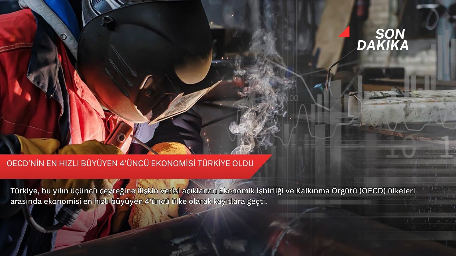 OECD'nin en hızlı büyüyen 4'üncü ekonomisi Türkiye oldu