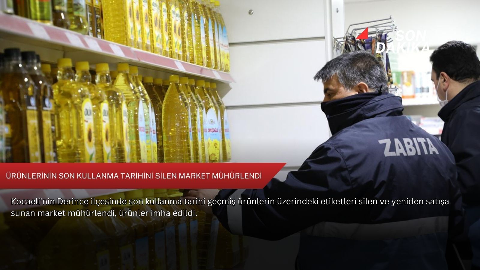 Ürünlerinin son kullanma tarihini silen market mühürlendi