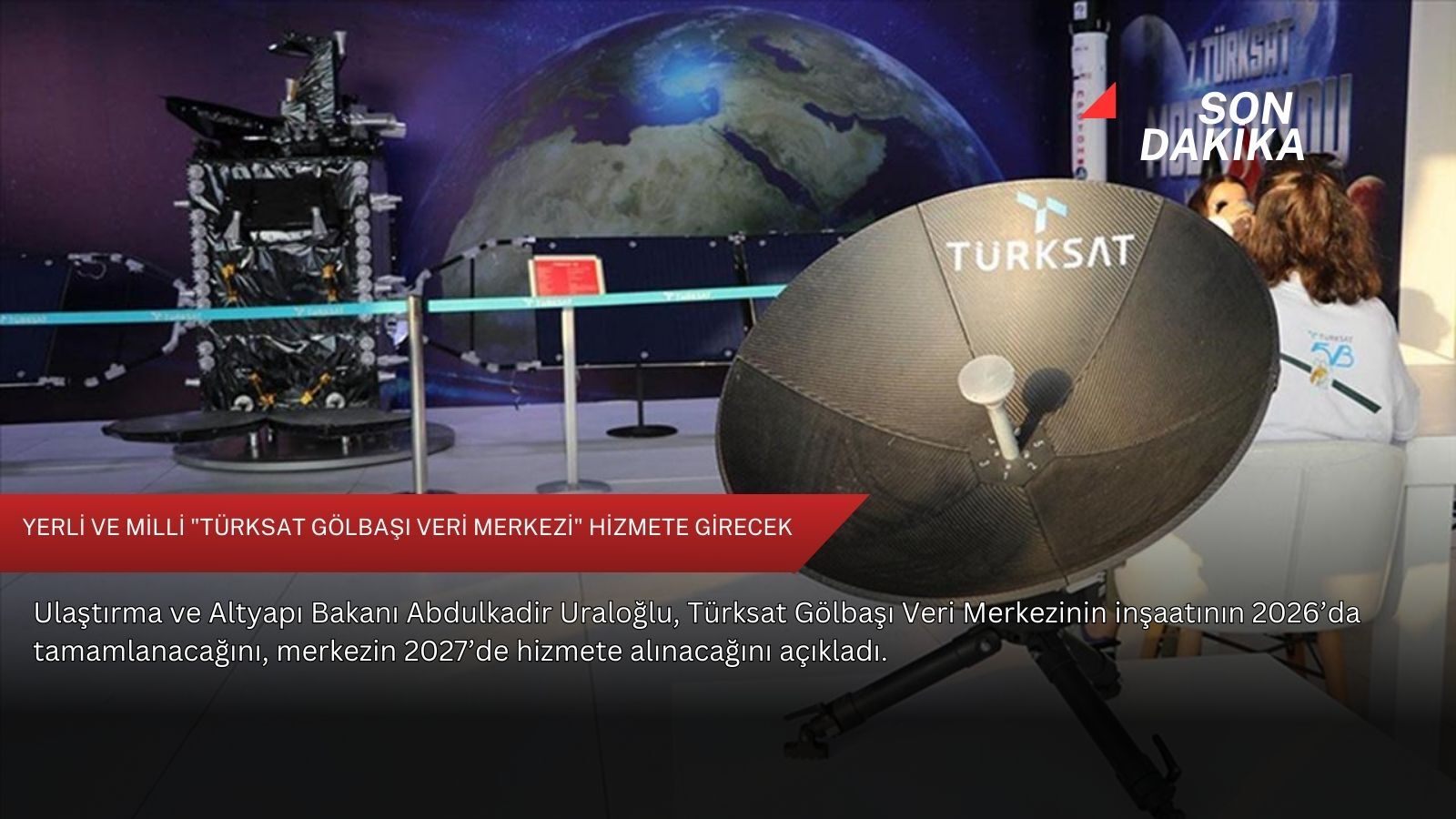 Yerli ve milli "Türksat Gölbaşı Veri Merkezi" hizmete girecek