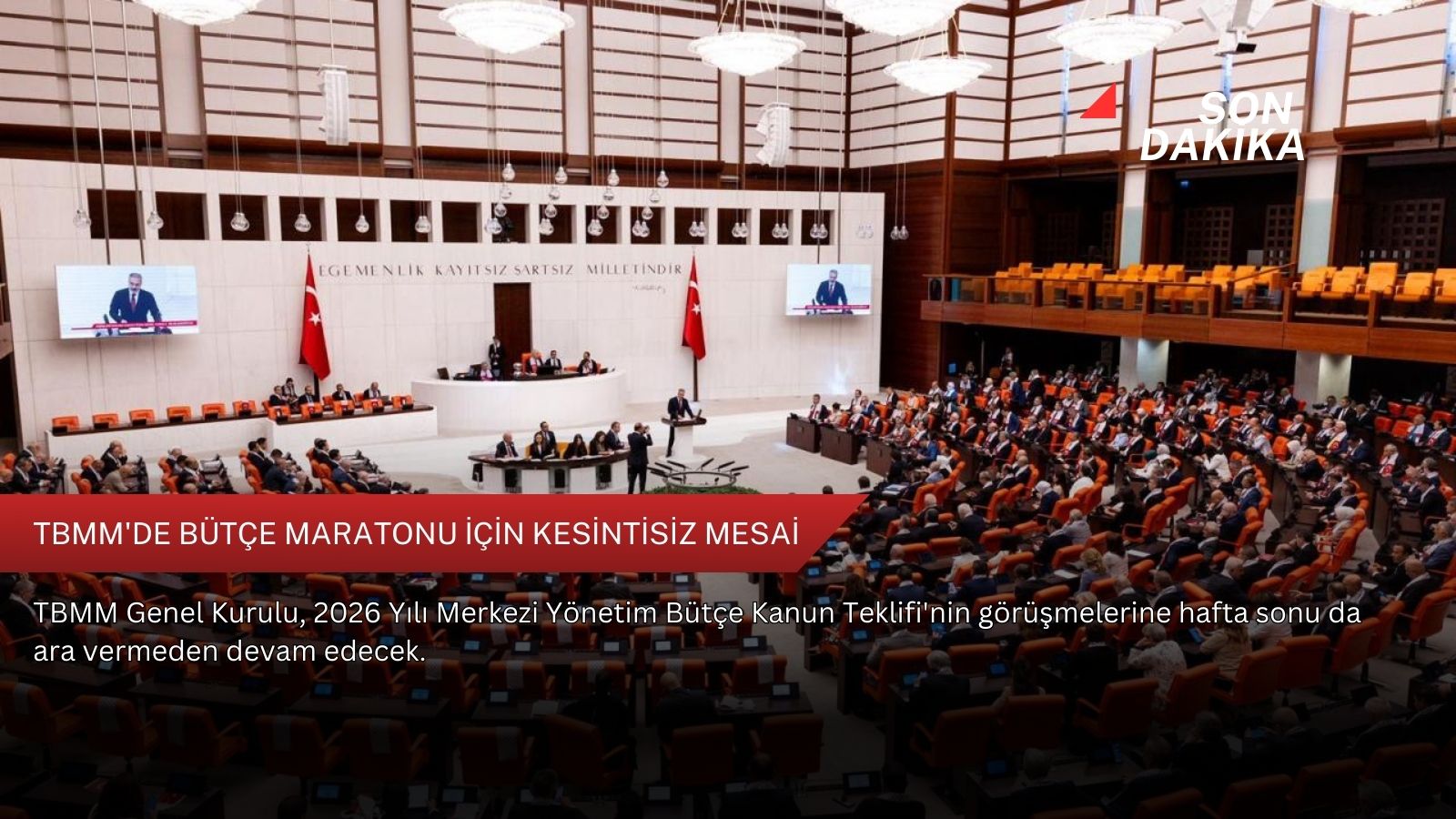 TBMM'de bütçe maratonu için kesintisiz mesai