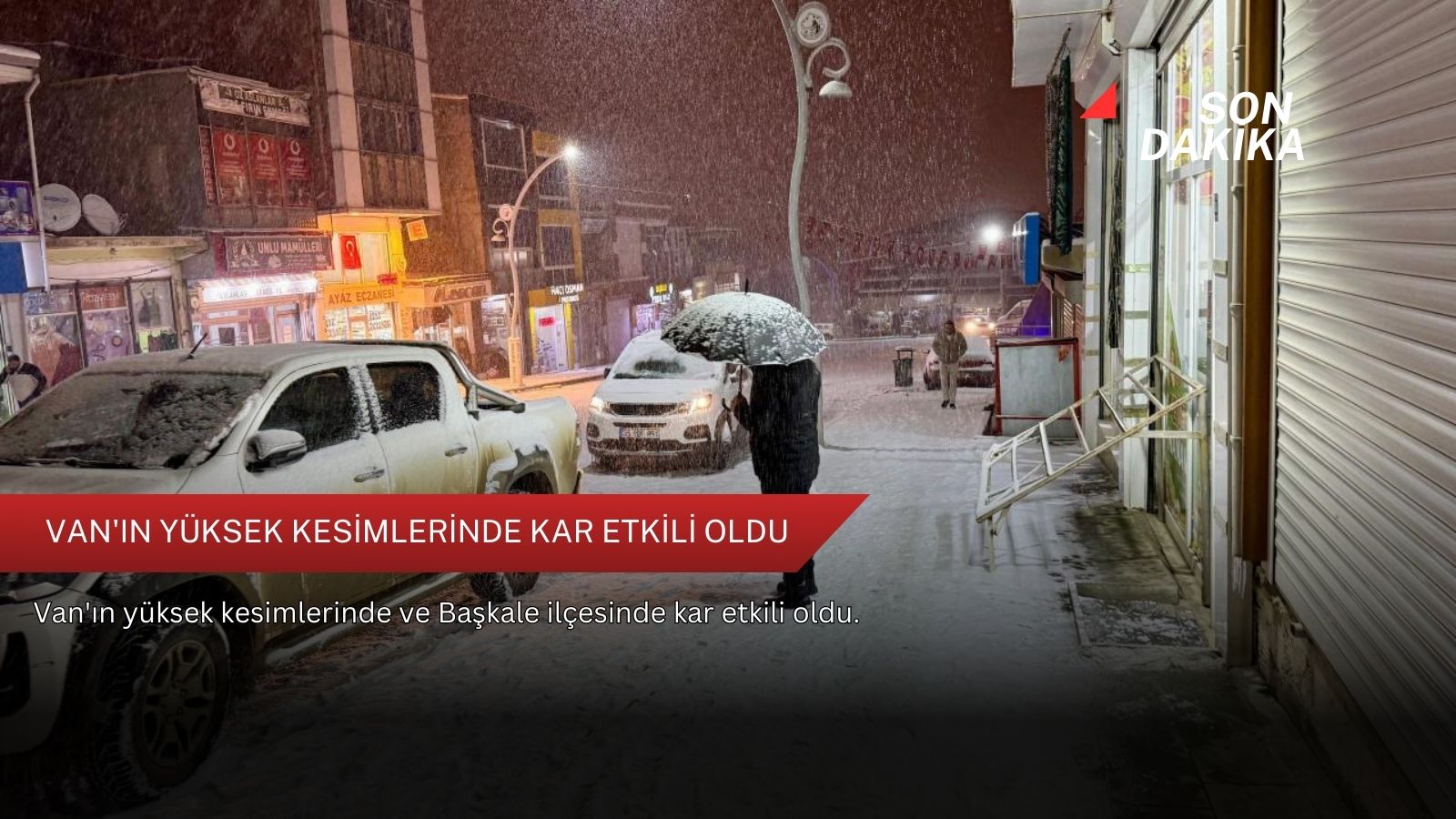 Van'ın yüksek kesimlerinde kar etkili oldu