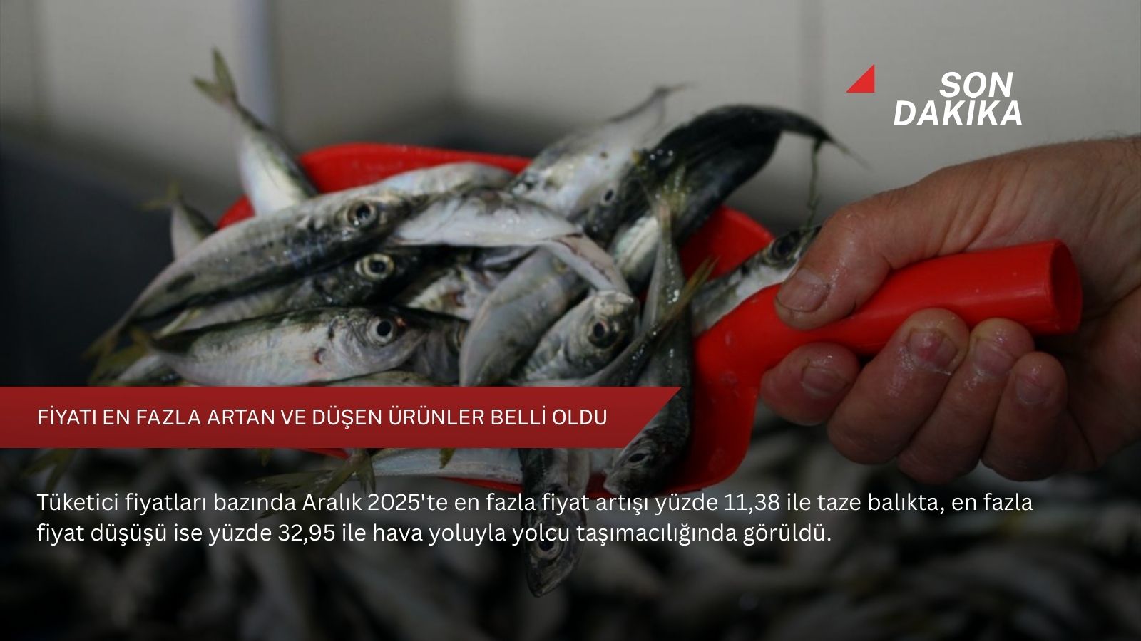 Fiyatı en fazla artan ve düşen ürünler belli oldu