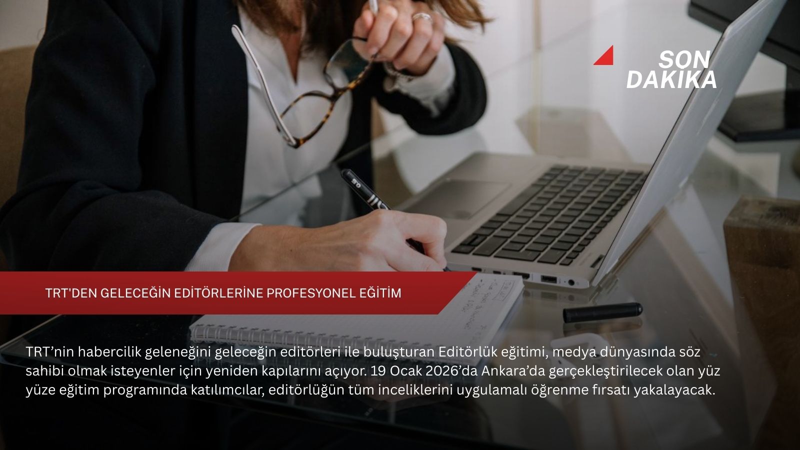 TRT'den geleceğin editörlerine profesyonel eğitim