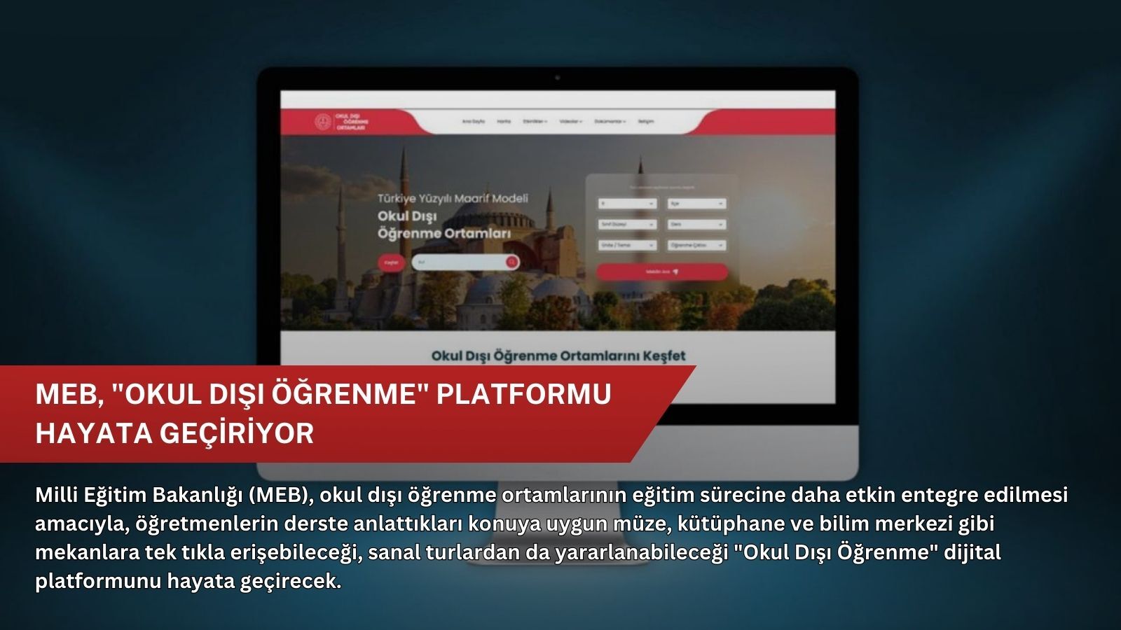 MEB, "Okul Dışı Öğrenme" platformu hayata geçiriyor