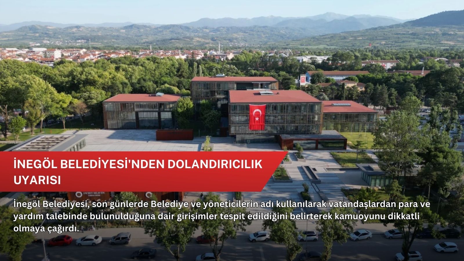 İnegöl Belediyesi'nden dolandırıcılık uyarısı