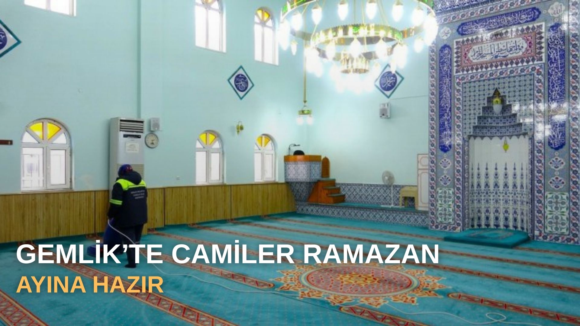 Gemlik’te camiler Ramazan ayına hazır