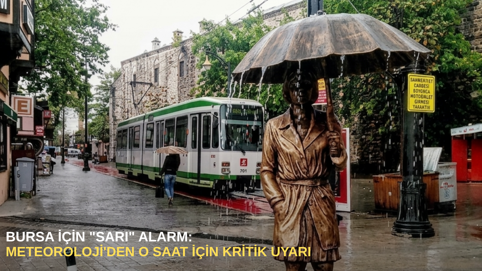 Bursa için "Sarı" alarm: Meteoroloji'den o saat için kritik uyarı