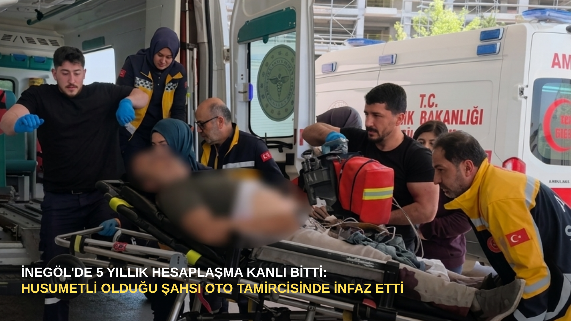 İnegöl'de 5 yıllık hesaplaşma kanlı bitti: Husumetli olduğu şahsı oto tamircisinde infaz etti