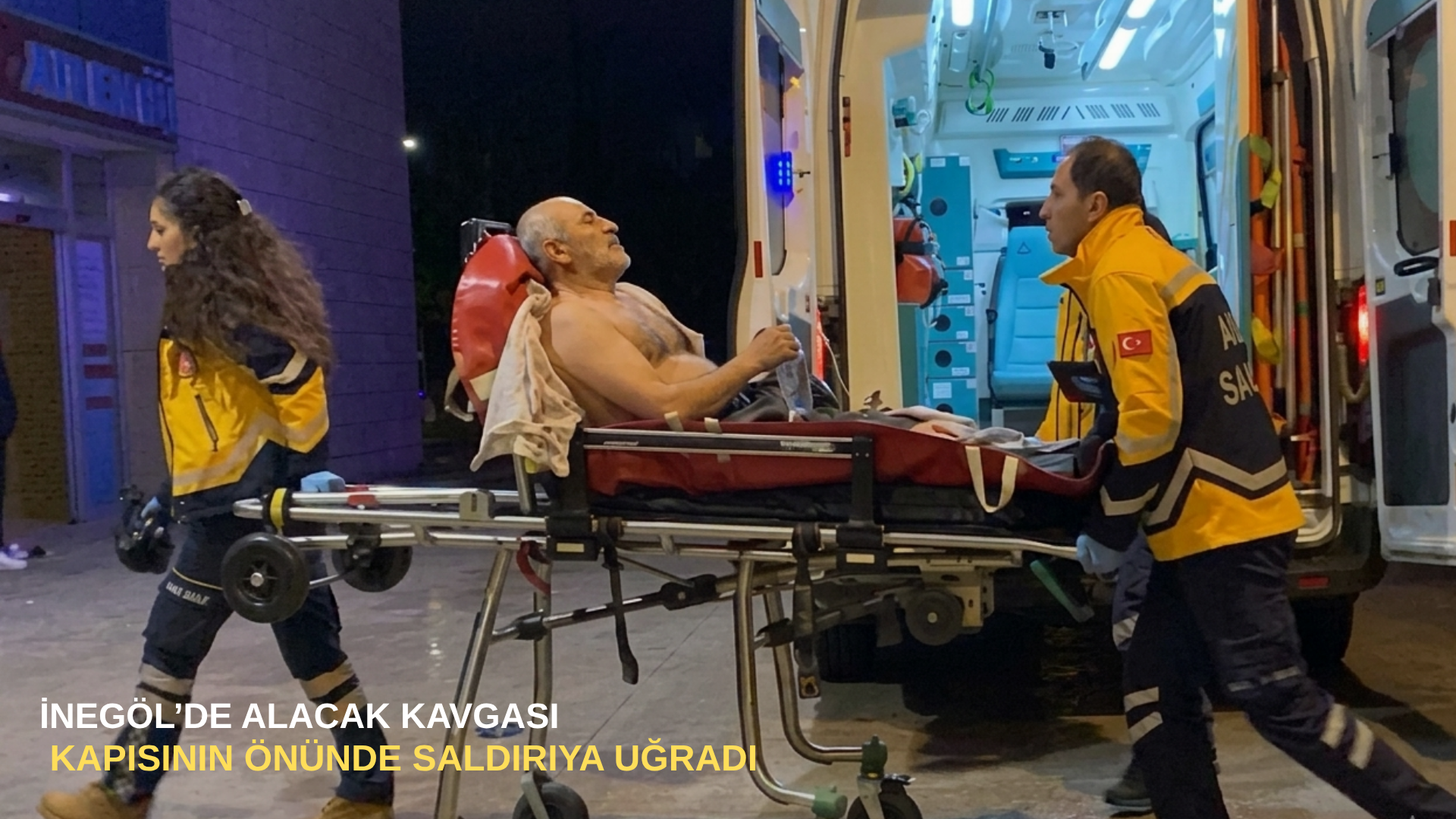İnegöl’de alacak kavgası: Kapısının önünde saldırıya uğradı
