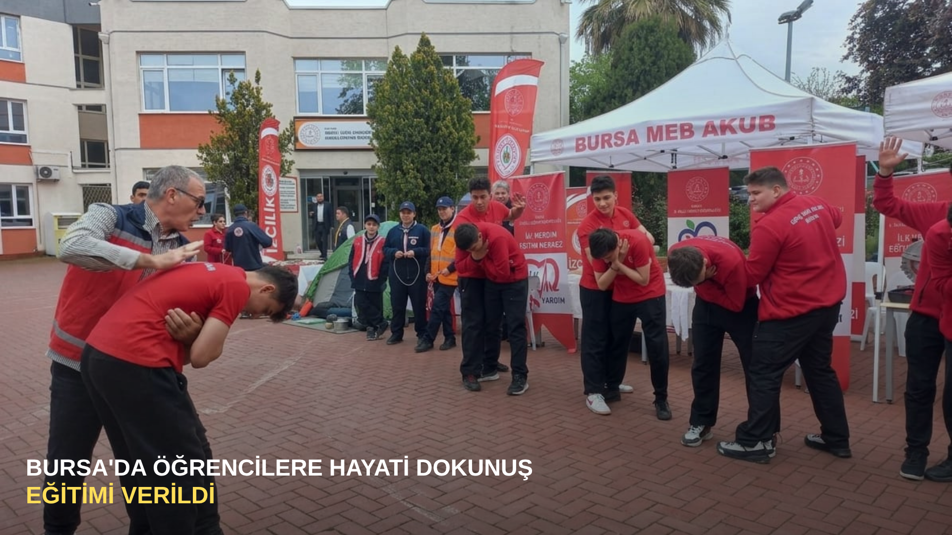 Bursa'da öğrencilere hayati dokunuş eğitimi verildi
