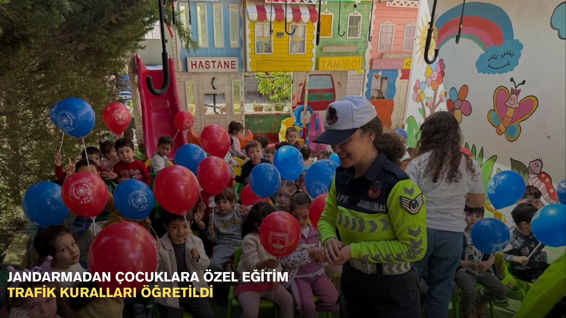 Jandarmadan çocuklara özel eğitim: Trafik kuralları öğretildi