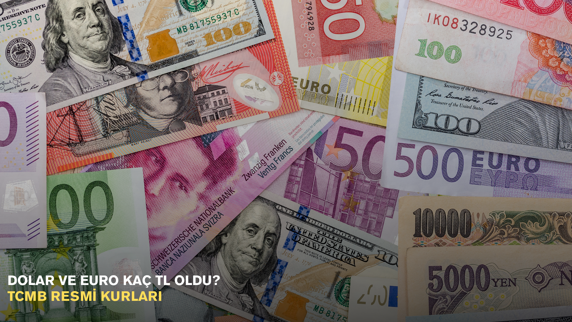 Dolar ve euro kaç TL oldu? TCMB resmi kurlarını açıkladı