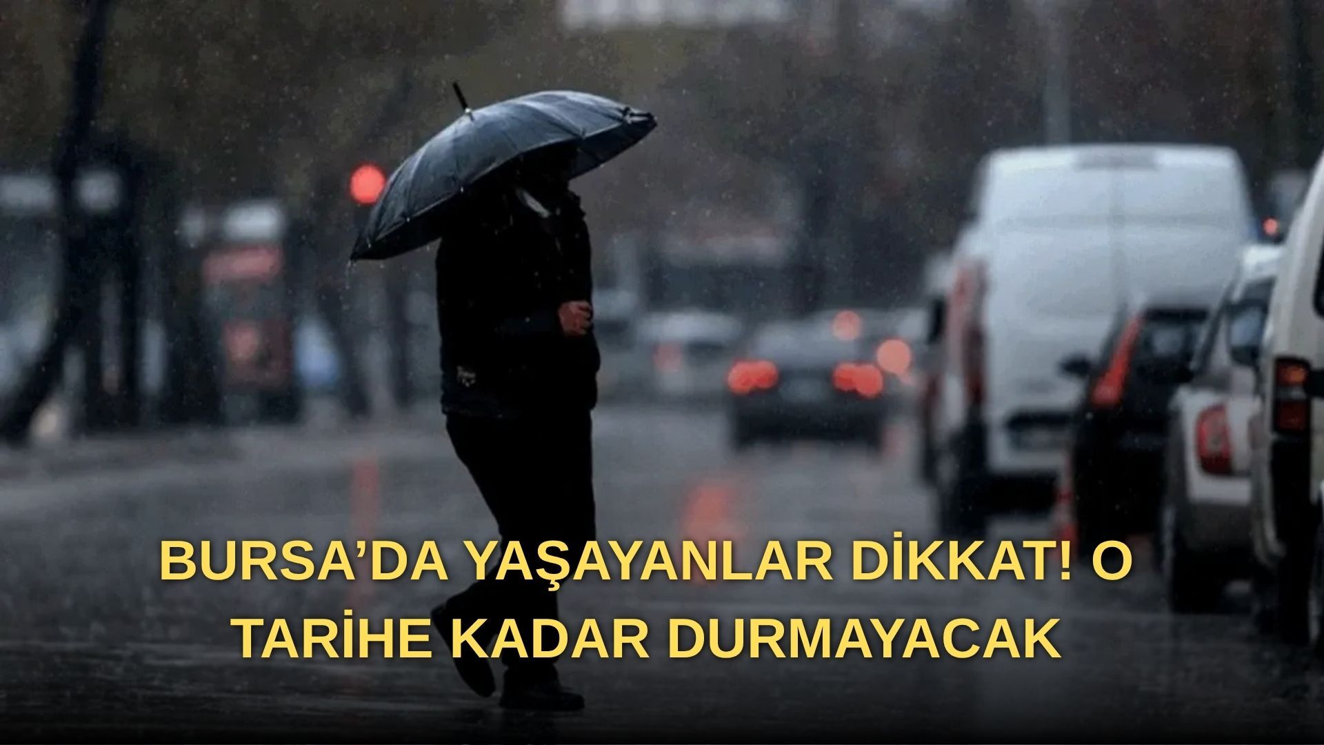 BURSA’DA YAŞAYANLAR DİKKAT! O TARİHE KADAR DURMAYACAK