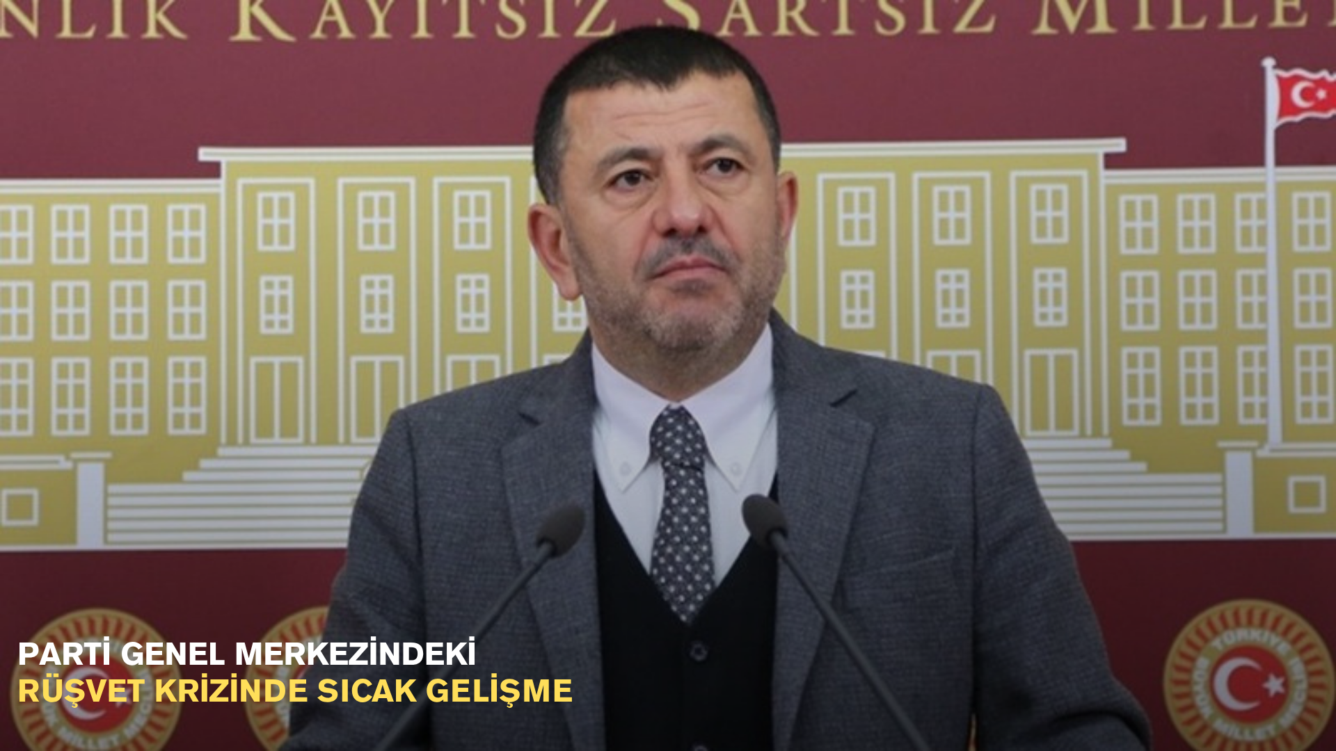 Parti genel merkezindeki  rüşvet krizinde sıcak gelişme