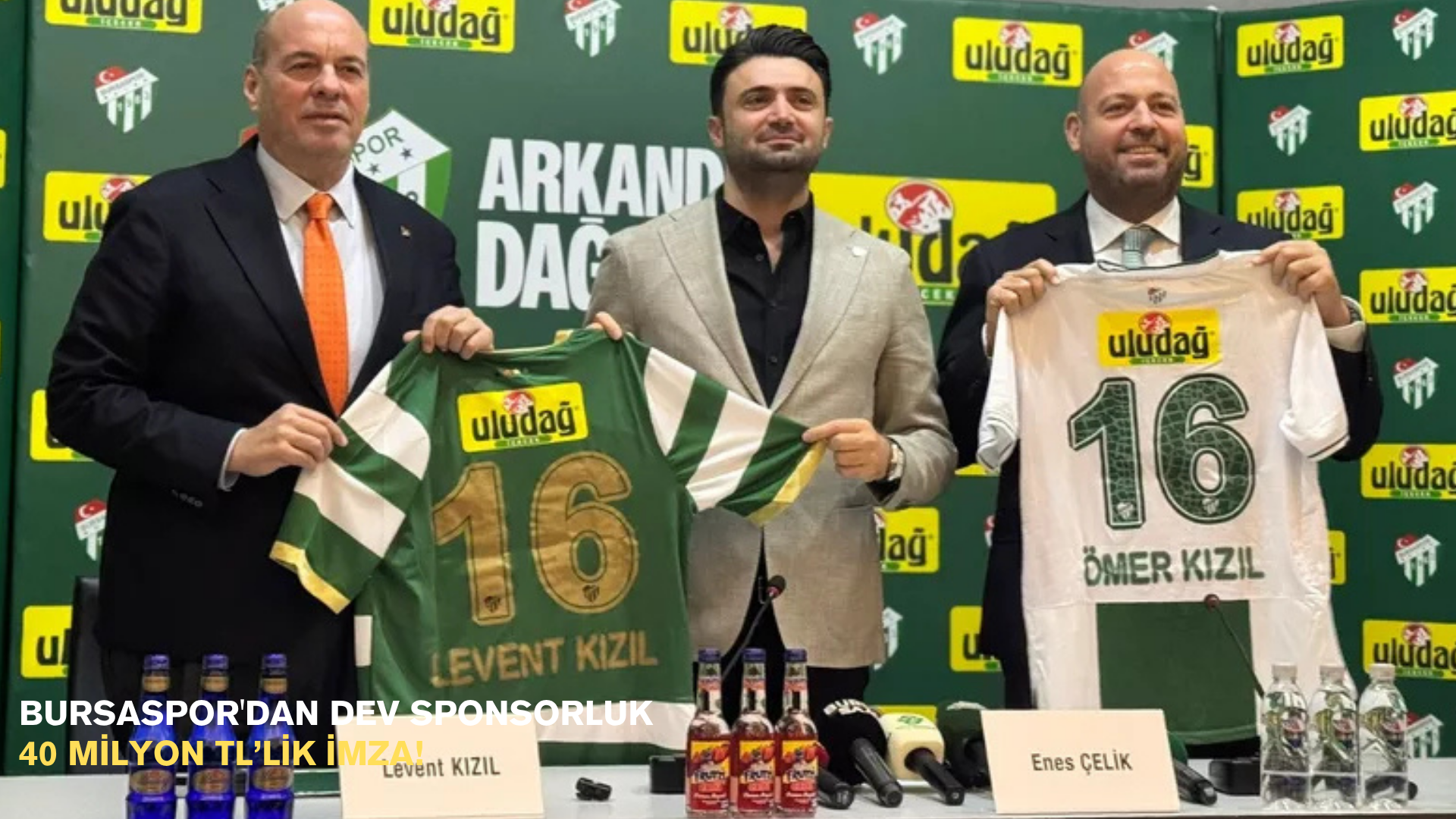 Bursaspor'dan dev sponsorluk: 40 milyon TL’lik imza!