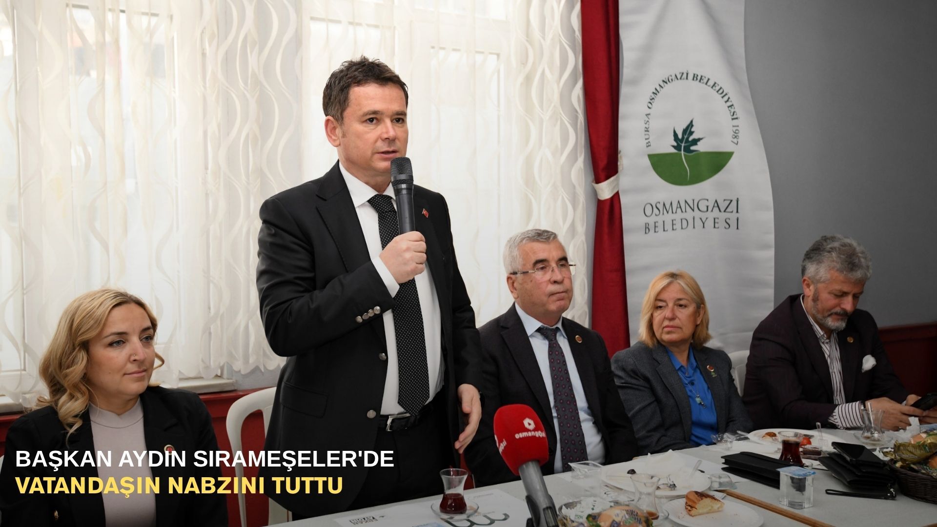 Başkan Aydın Sırameşeler'de vatandaşın nabzını tuttu
