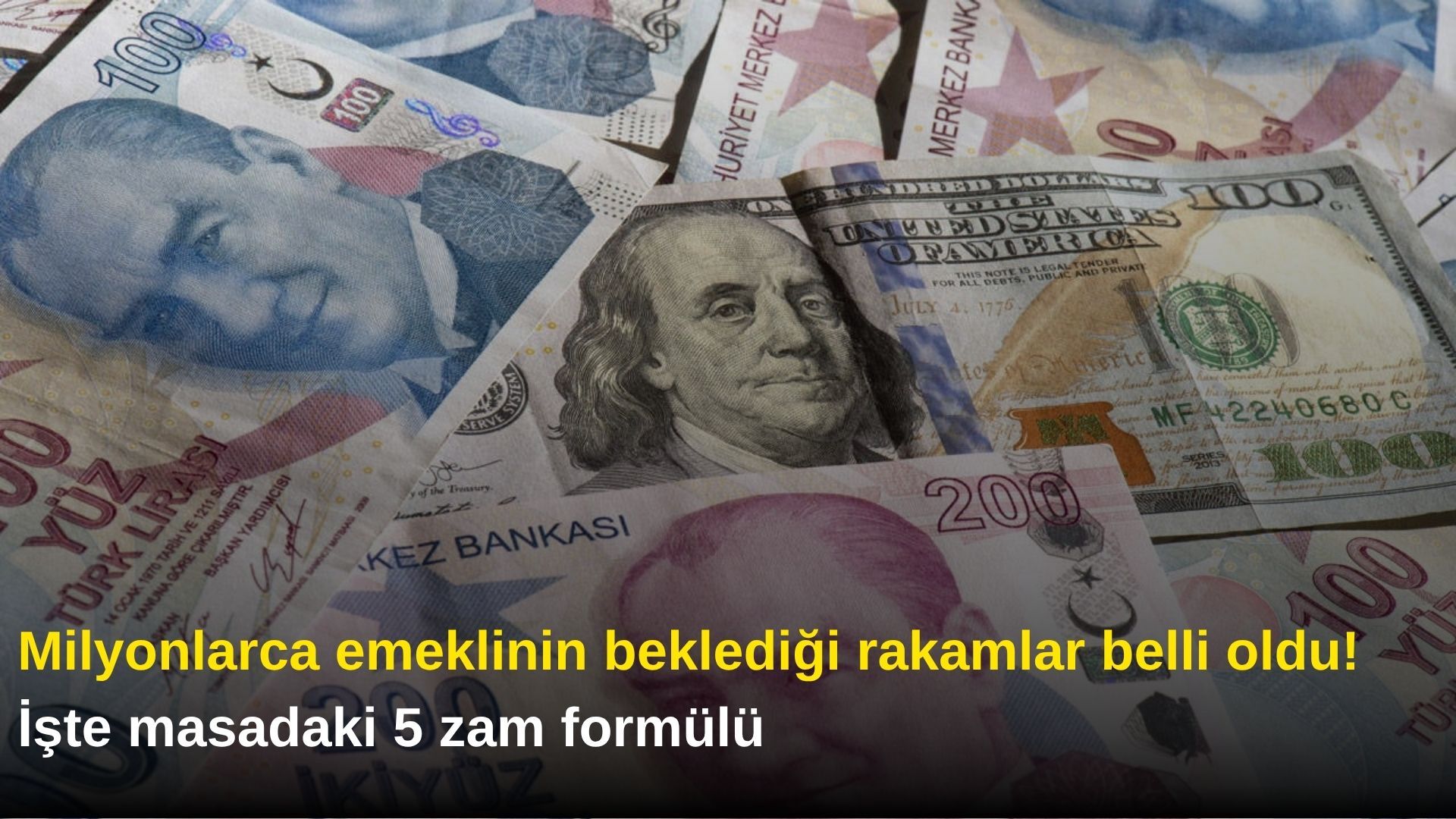 Milyonlarca emeklinin beklediği rakamlar belli oldu! İşte masadaki 5 zam formülü