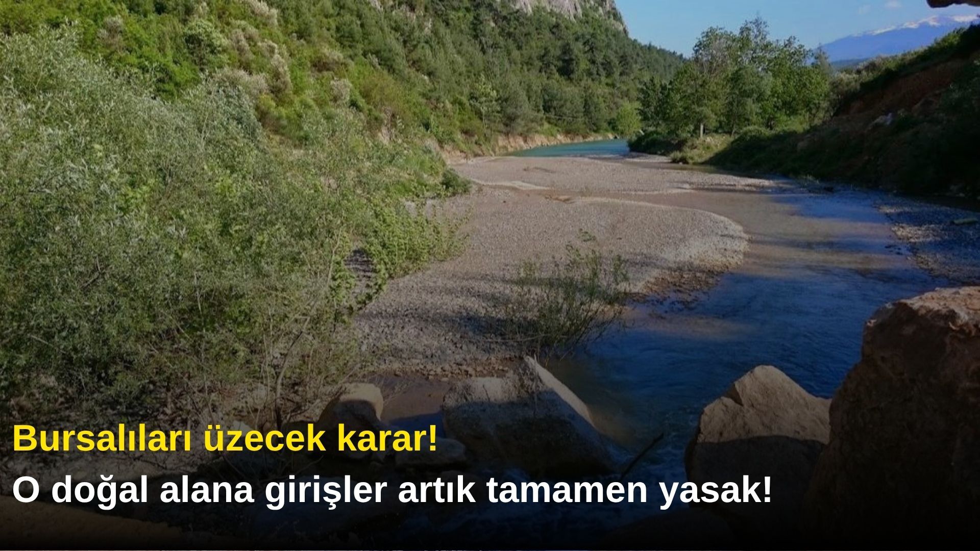 Bursalıları üzecek karar! O doğal alana girişler artık tamamen yasak!