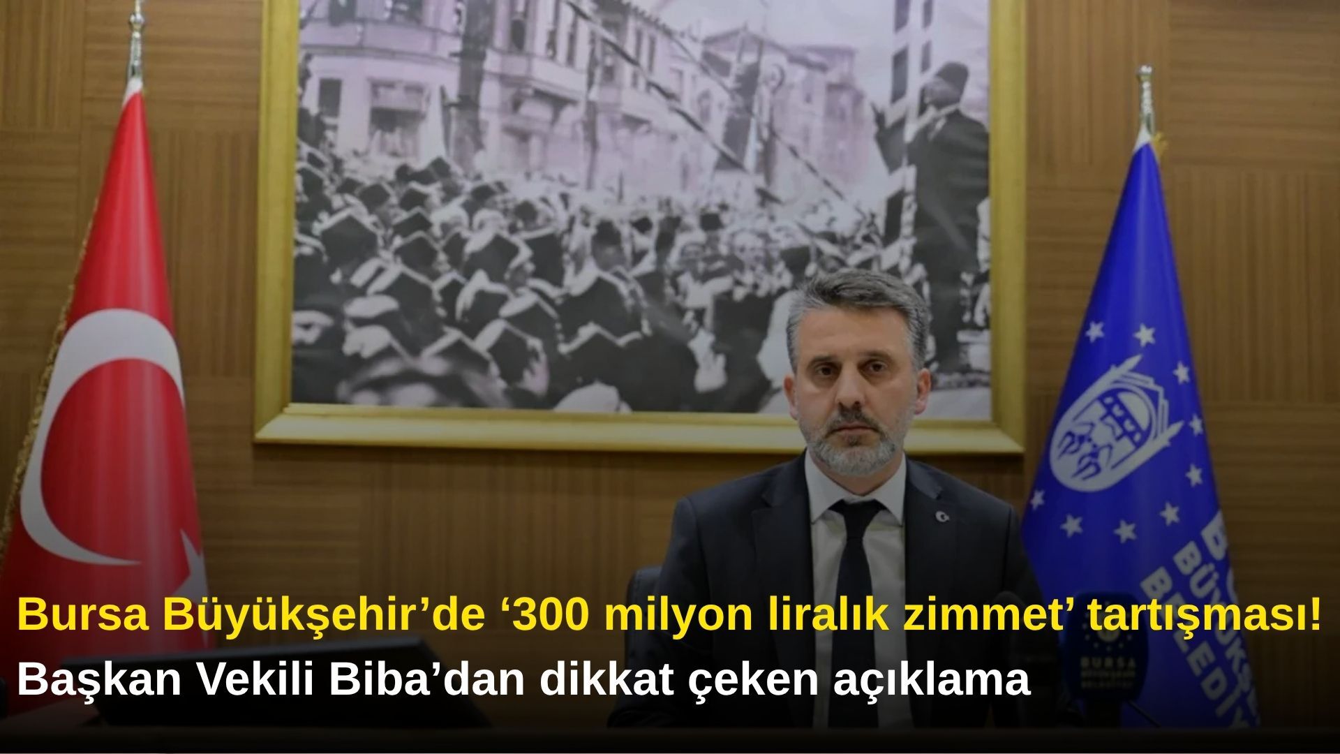 Bursa Büyükşehir’de ‘300 milyon liralık zimmet’ tartışması! Başkan Vekili Biba’dan dikkat çeken açıklama