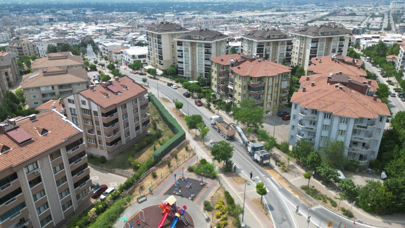 Bursa Büyükşehir'den Nilüfer'de asfalt hamlesi
