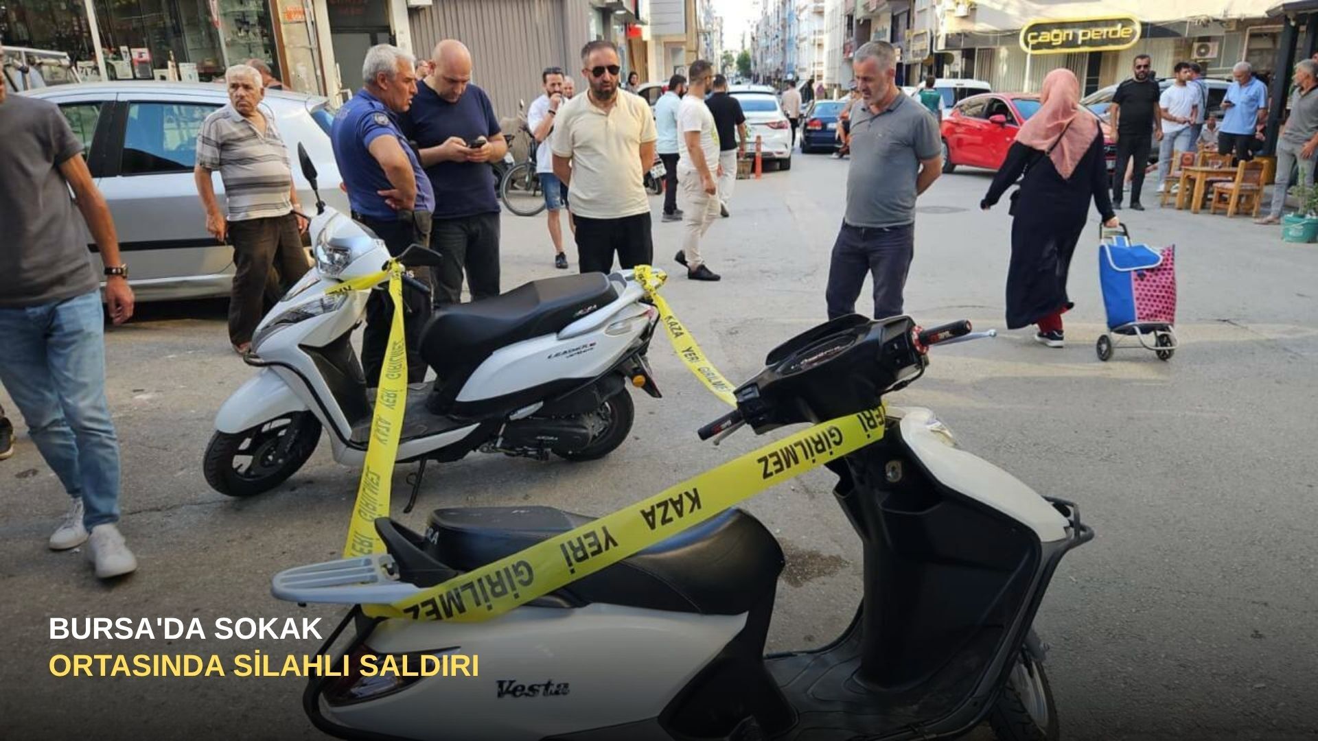 Bursa'da sokak ortasında silahlı saldırı