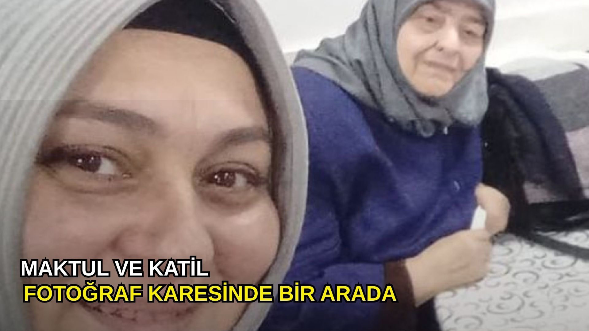 Maktul ve katil fotoğraf karesinde bir arada