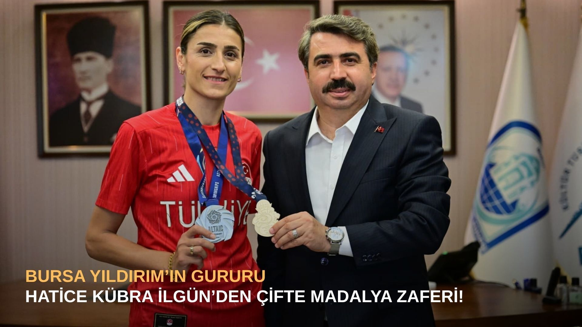 Bursa Yıldırım’ın gururu Hatice Kübra İlgün’den çifte madalya zaferi!