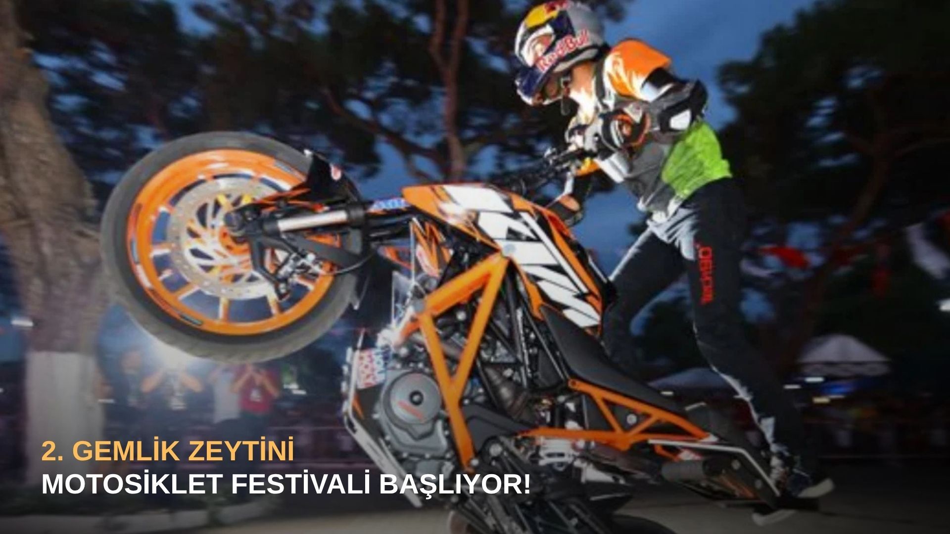2. Gemlik Zeytini Motosiklet Festivali başlıyor!