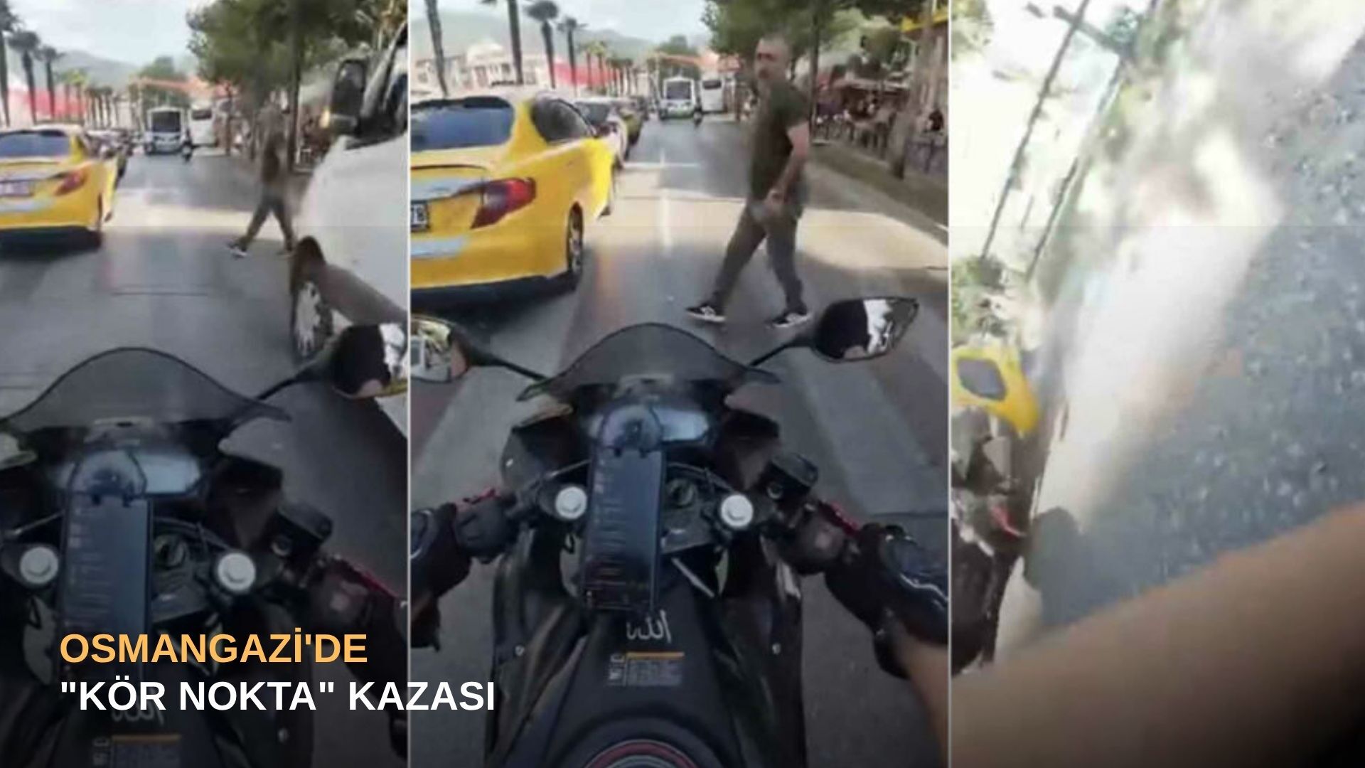 Osmangazi'de "Kör Nokta" kazası