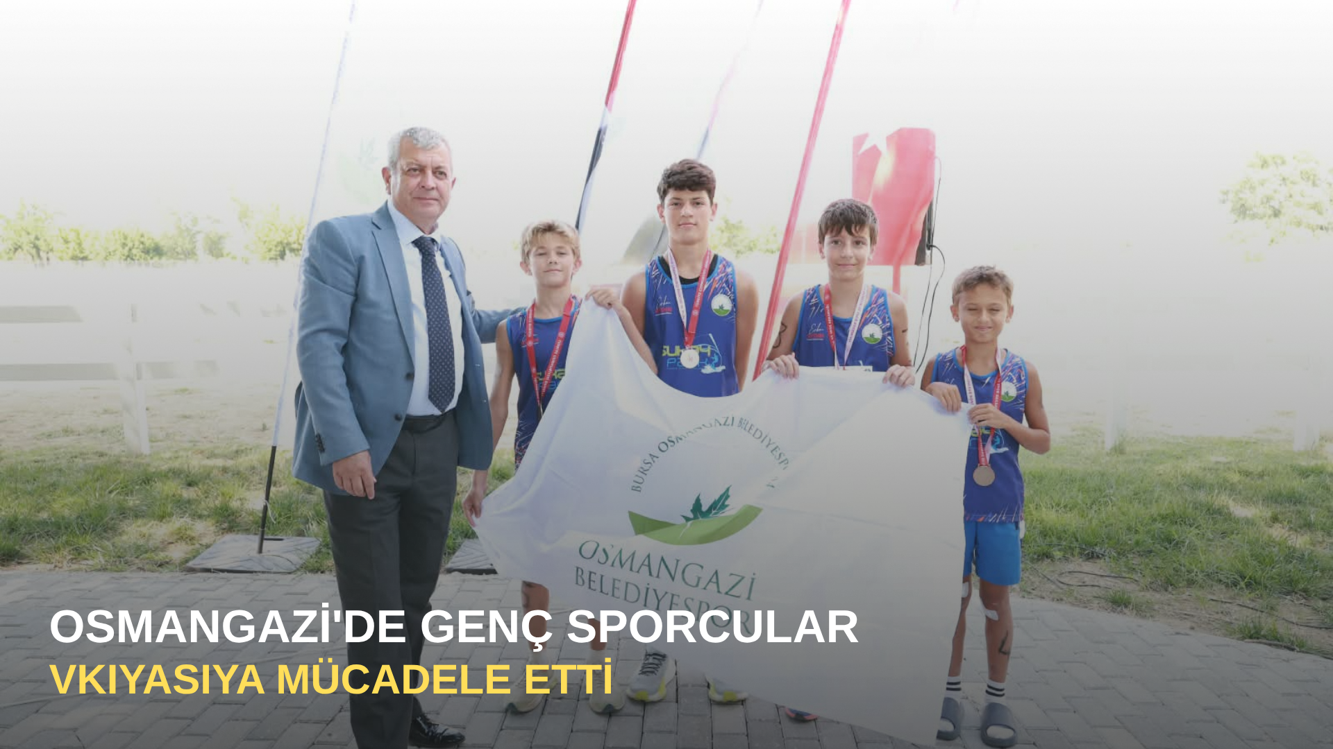 Osmangazi'de genç sporcular kıyasıya mücadele etti