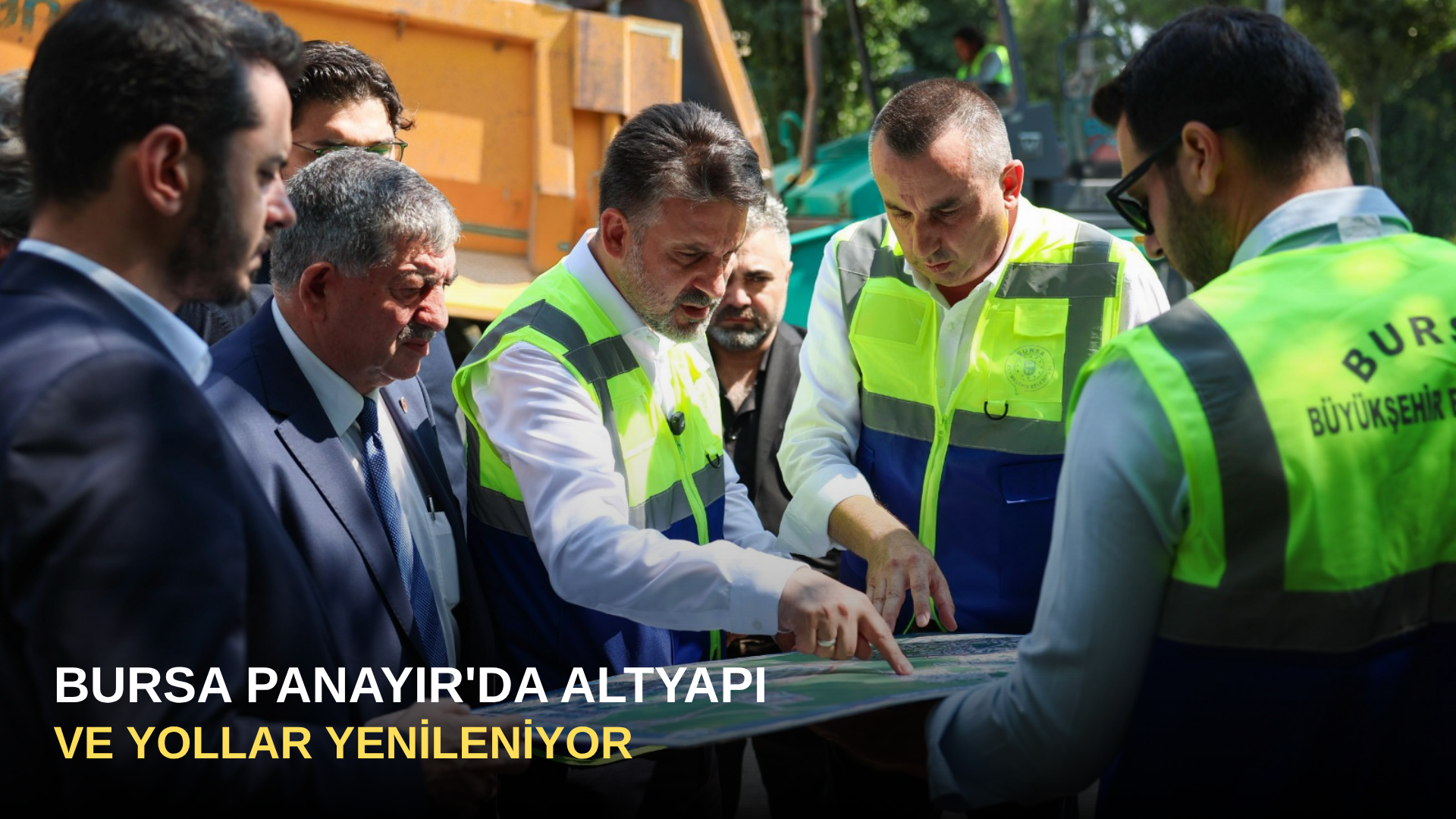Bursa Panayır'da Altyapı ve Yollar Yenileniyor