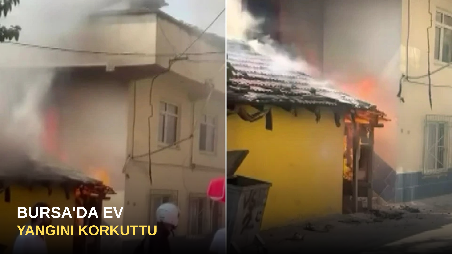 Bursa'da Ev Yangını Korkuttu