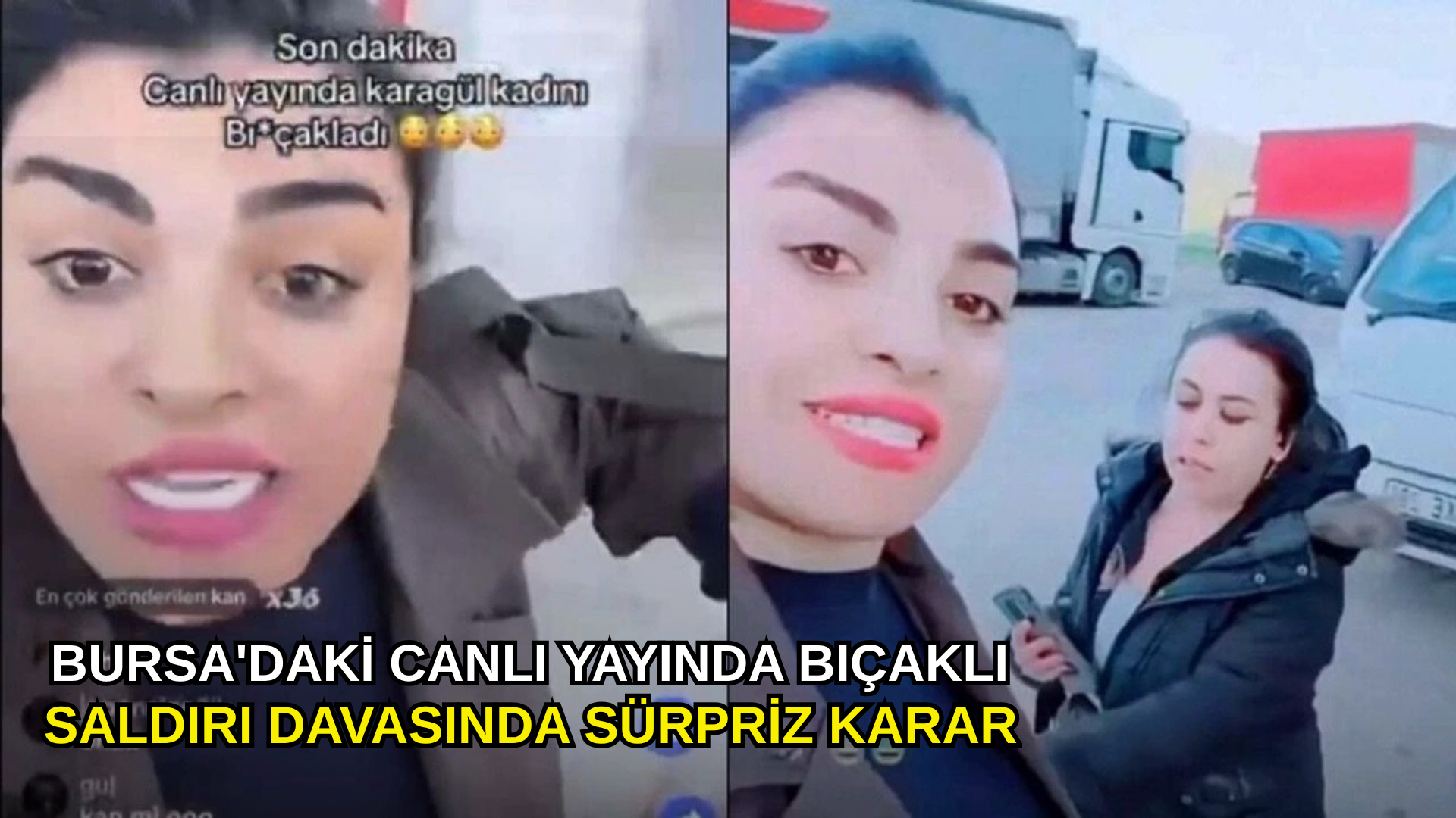 Bursa'daki canlı yayında bıçaklı saldırı davasında sürpriz karar
