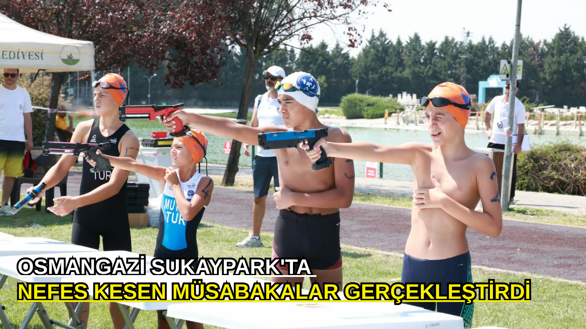 Osmangazi Sukaypark'ta nefes kesen müsabakalar gerçekleştirdi