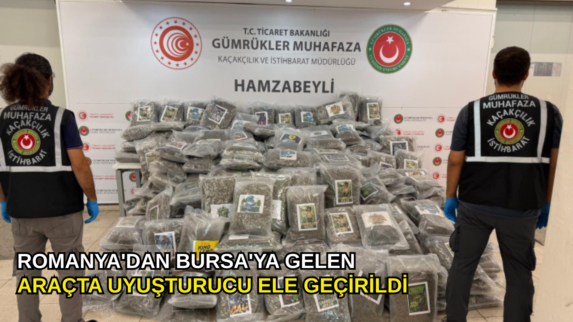 Romanya'dan Bursa'ya gelen araçta uyuşturucu ele geçirildi
