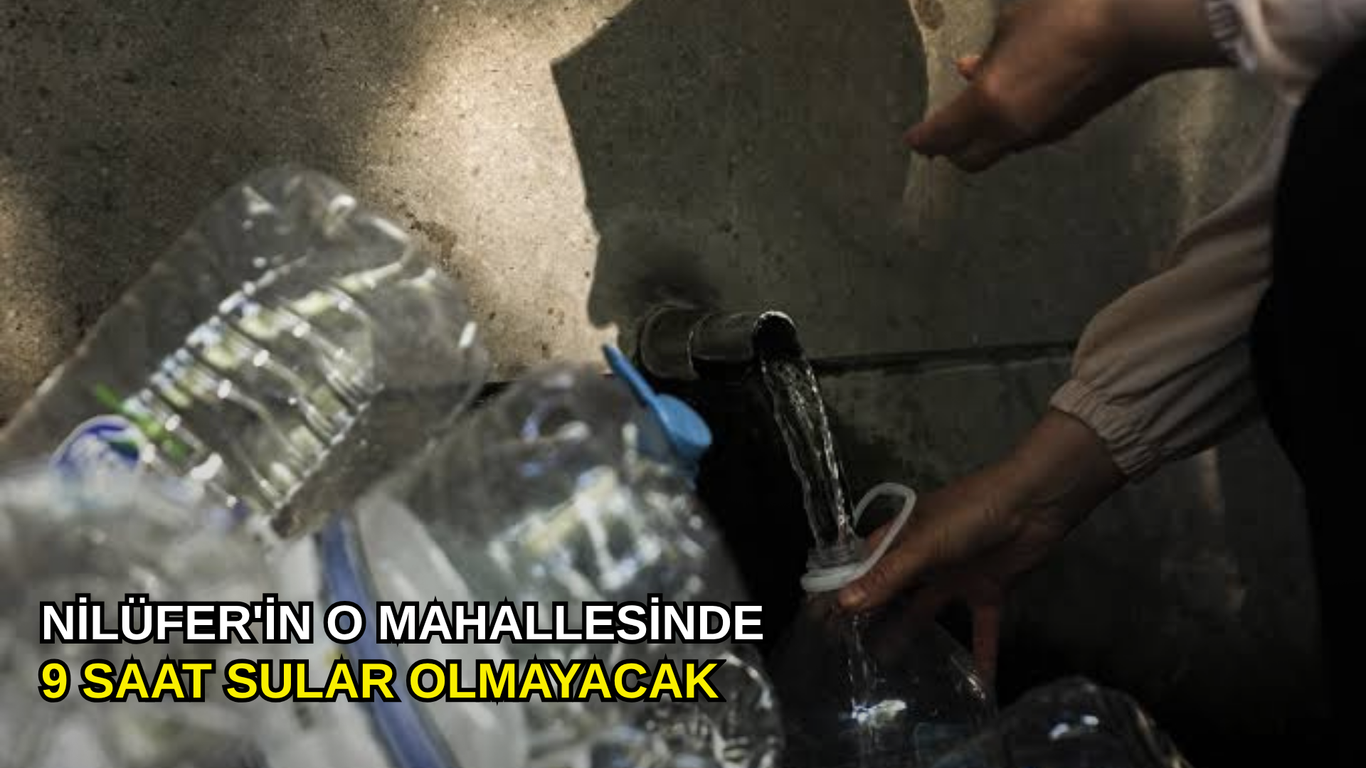 Nilüfer'in o mahallesinde 9 saat sular olmayacak