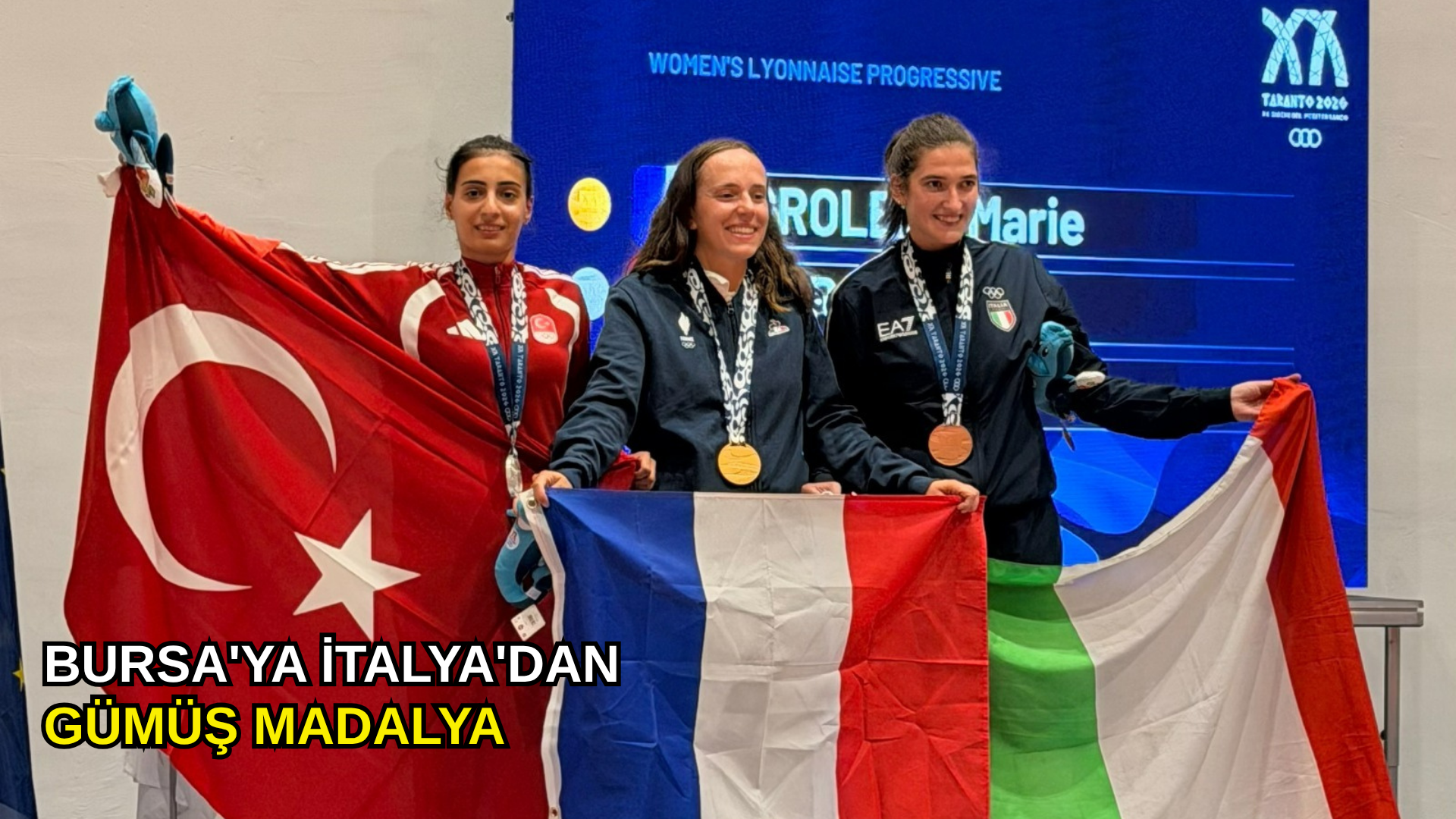 Bursa'ya İtalya'dan gümüş madalya