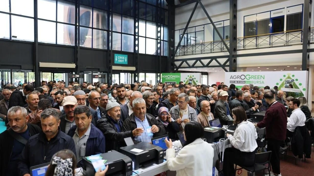 Bursa’da tarım fuarına yoğun ilgi! 40 şehirden çiftçiler geliyor