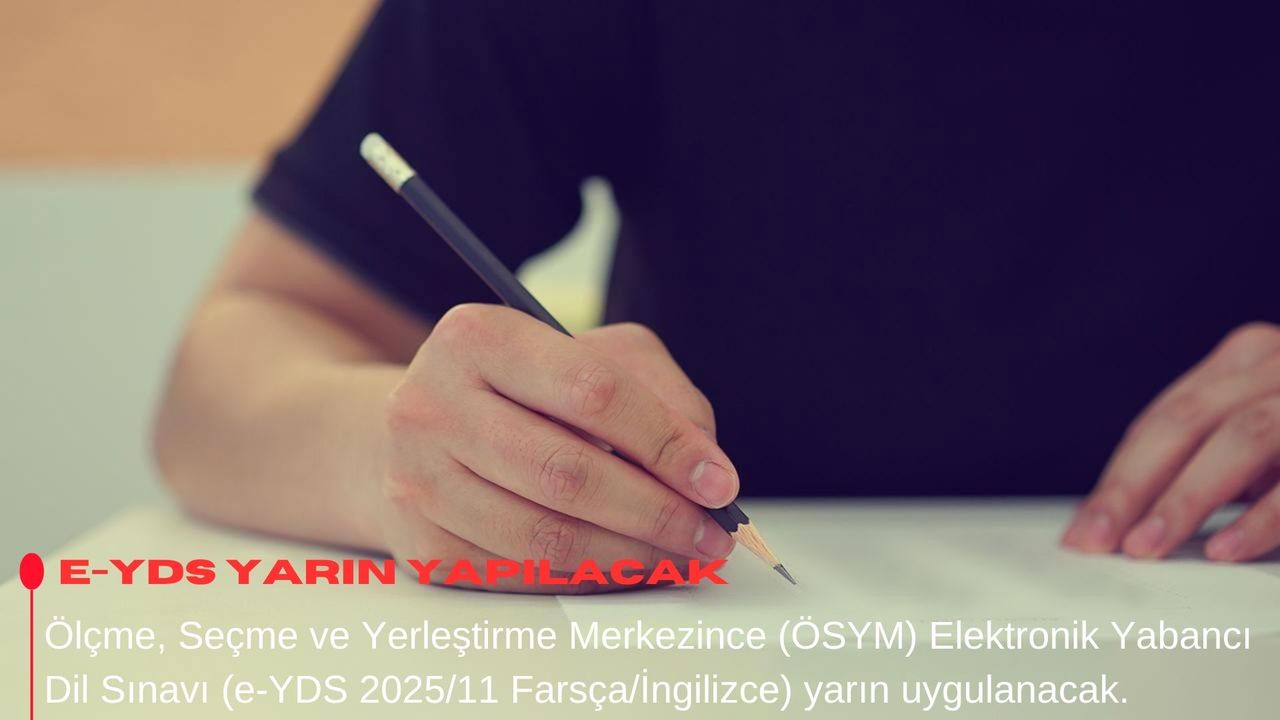 e-YDS yarın yapılacak