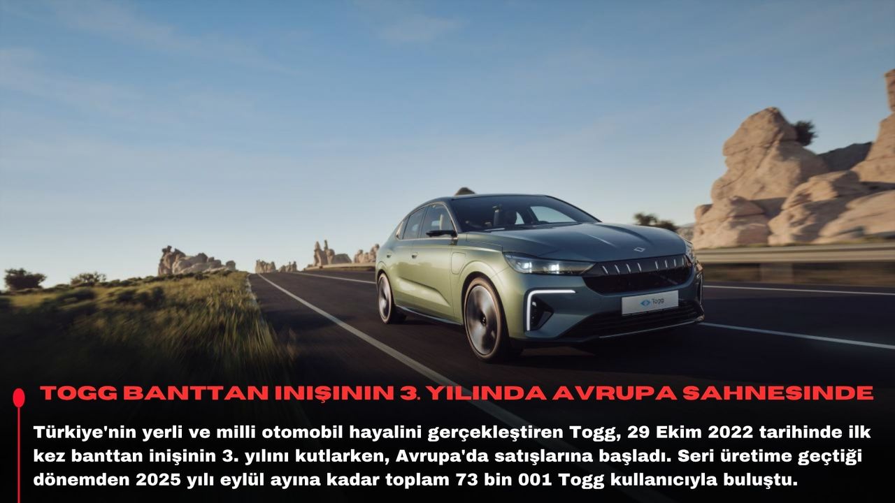 Togg banttan inişinin 3. yılında Avrupa sahnesinde