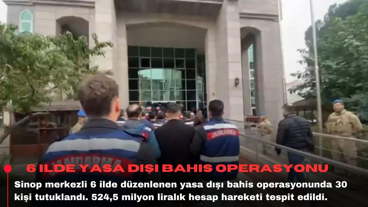 6 İlde yasa dışı bahis operasyonu