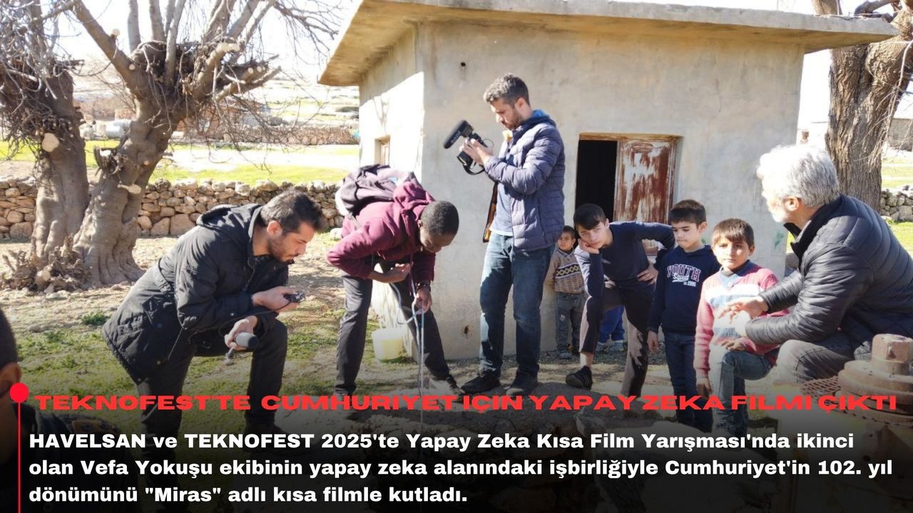 TEKNOFEST'te  Cumhuriyet için yapay zeka filmi çıktı