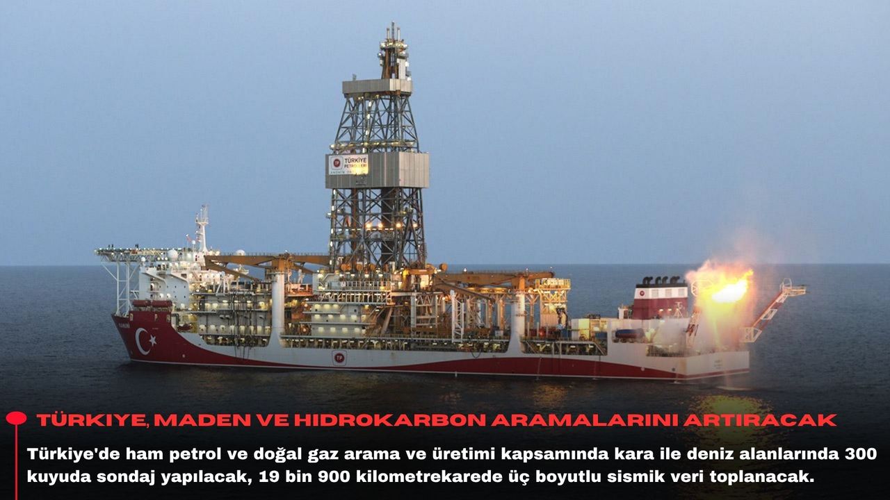 Türkiye, maden ve hidrokarbon aramalarını artıracak